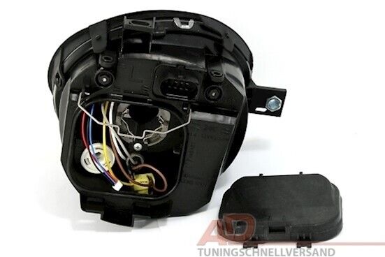 Headlight set for VW LUPO 6X 98- in black clear glass H4 LWR 