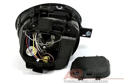 Headlight set for VW LUPO 6X 98- in black clear glass H4 LWR 