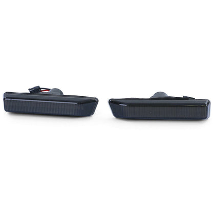 Coppia frecce laterali a LED Fumo Nero adatto per BMW Serie 3 E36 96-00 X5 00-07 AUTOELEGANCERICAMBI