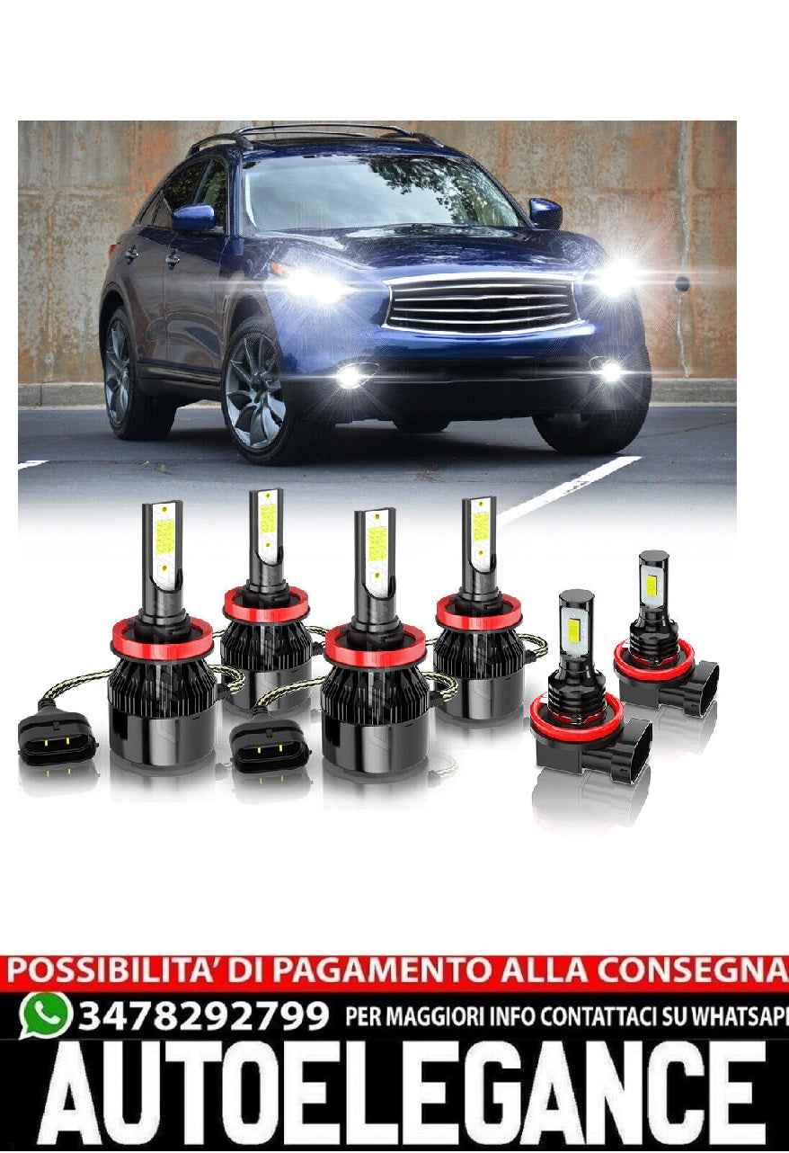 kit lampadine led adatto per Infiniti EX35 2008-2012