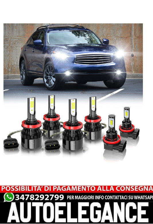 kit lampadine led adatto per Infiniti EX35 2008-2012