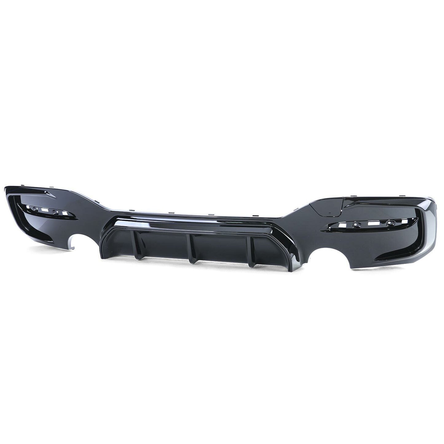 Diffusore posteriore sportivo nero lucido aftermarket compatibile con BMW Serie 1 F20 F21 15-19 LCI M135 M140