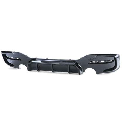 Diffusore posteriore sportivo nero lucido aftermarket compatibile con BMW Serie 1 F20 F21 15-19 LCI M135 M140