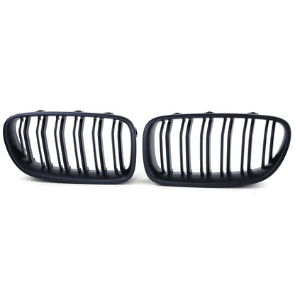 Matte Performance Double Bar Sport Radiator Grille for BMW F10 F11 10-17-