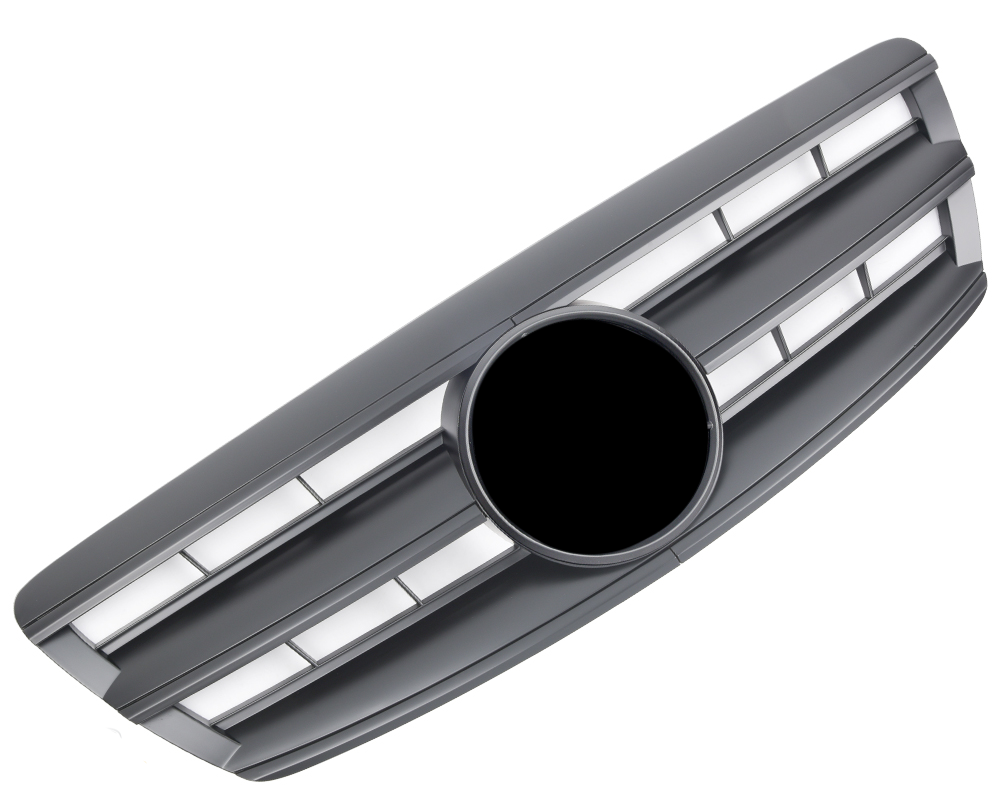 Griglia sportiva per Mercedes W220 S dal 10/2002 nero opaco AMG LOOK