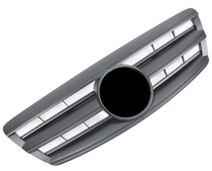 Griglia sportiva per Mercedes W220 S dal 10/2002 nero opaco AMG LOOK