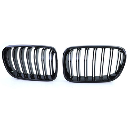 Griglia del radiatore sportiva doppia barra lucida per prestazioni compatibile per BMW X3 F25 10-14