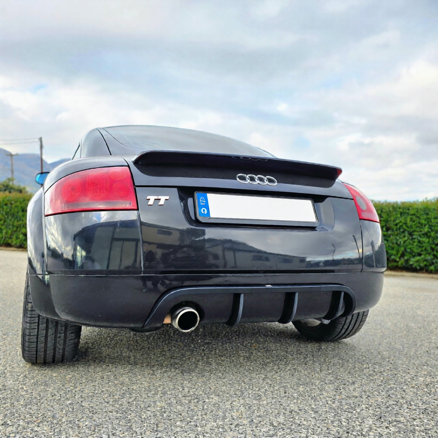 💫ART.5431 Diffusore posteriore Audi TT 8N – Scarico Singolo o Doppio💫