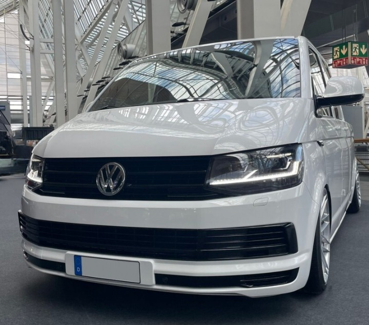 💫ART.7640 Fari Anteriori FULL LED Cromati adatti per VW T5.1 2010-2015💫