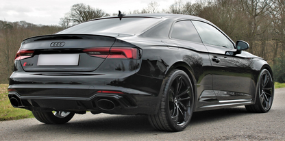 💫ART.7199 Terminali di Scarico Sportivi RS Look Neri per Audi A3 A4 A5 2012-2020💫