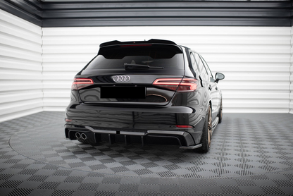 💫Diffusore Posteriore Street+ per Audi A3 S-Line Sportback 8V 2016-2020💫