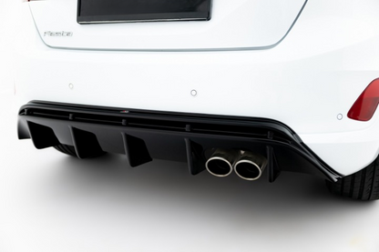 💫Street+ Diffusore Posteriore V.2 per Ford Fiesta Mk8 ST 2018+ Nero Lucido💫