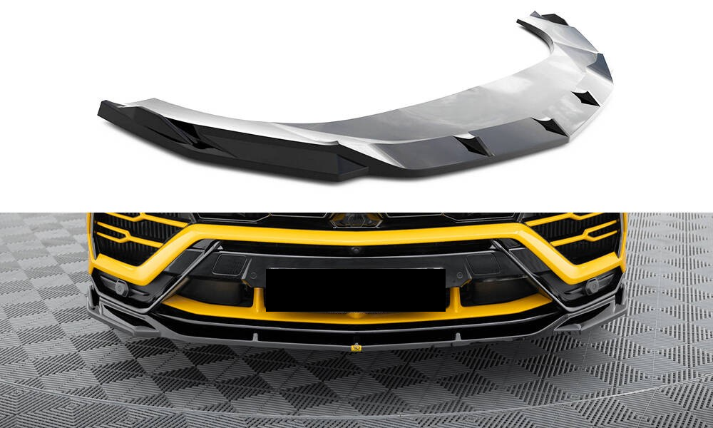 💫Splitter "Street+" V.3 adatto per Lamborghini Urus Mk1 nero 2018+💫