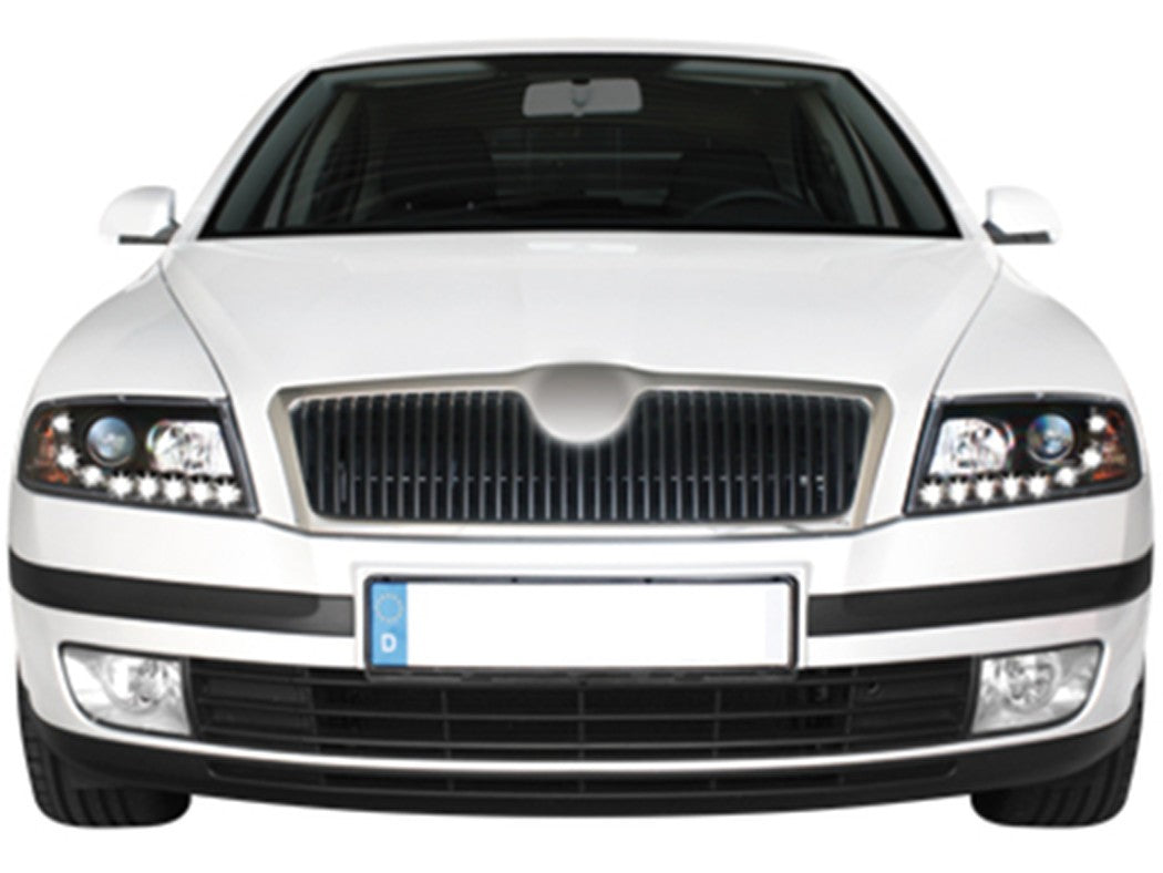 💫ART.6529 FARI DAYLIGHT CROMATI per SKODA OCTAVIA 2 2004-2008💫