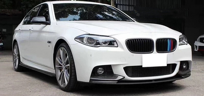 💫ART.7087 Splitter per Bmw 5 (F10) (2009-2016) M-Sport Nero Lucido💫