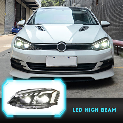 💫ART.4693 Set Fari Anteriori adatto per Volkswagen VW Golf 7 MK7 2013-2017💫