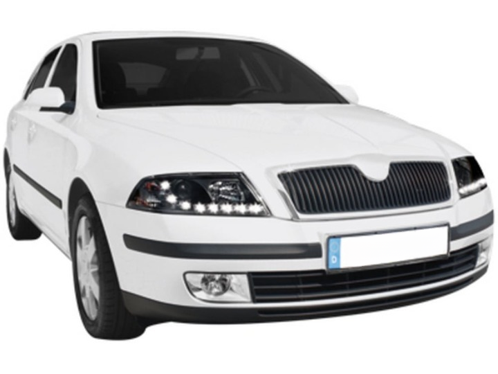 💫ART.6529 FARI DAYLIGHT CROMATI per SKODA OCTAVIA 2 2004-2008💫