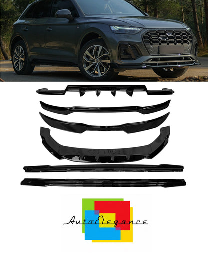 💕Bodykit  adatto perAUDI Q5 S-LINE MK2 FACELIFT nero  lucido💕 (Copia)