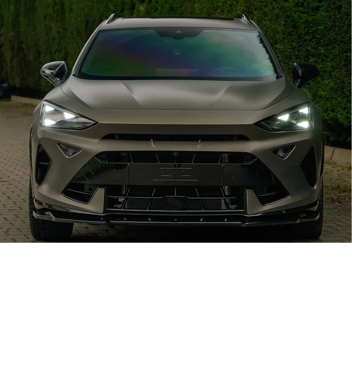 💕Splitter  adatto per  CUPRA FORMENTOR MK1 FACELIFT  nero  lucido💕