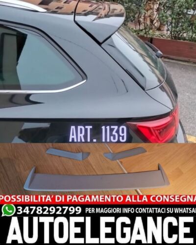 Spoiler adatto per Seat Leon 5F Station Wagon 2012-2020, aspetto grezzo