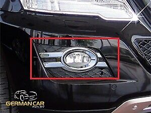 PER MERCEDES BENZ W164 ML DAL 09/2008 TELAIO CROMATO FENDINEBBIA MASCHERINA OVAL