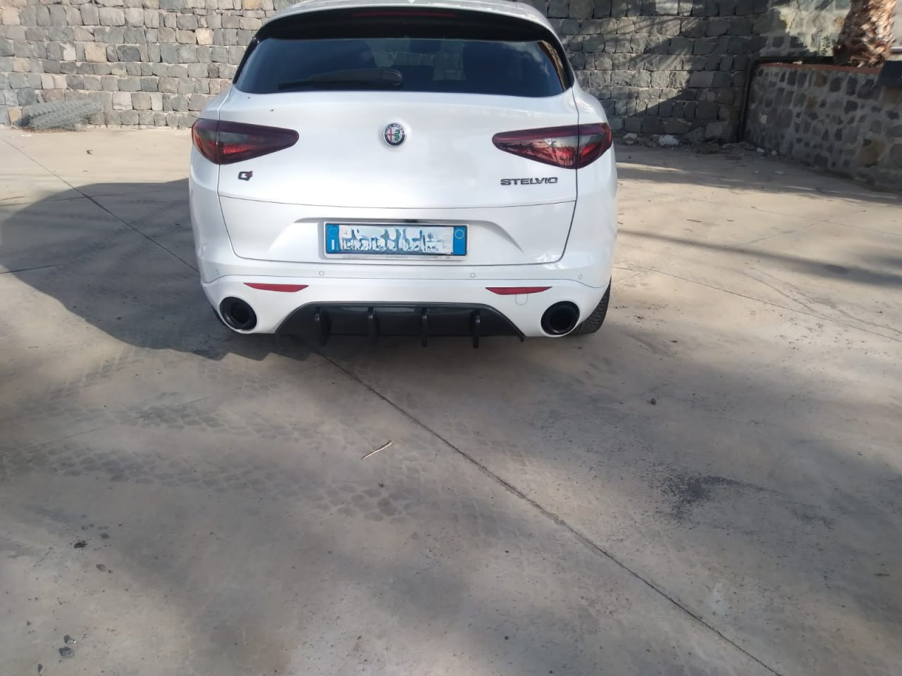 ⭐1606 DIFFUSORE ADATTO PER ALFA ROMEO STELVIO 949 2016-2020 NERO OPACO ⭐
