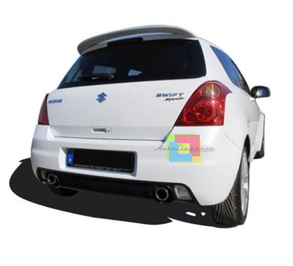SUZUKI SWIFT III 2005-2010 PARAURTI POSTERIORE COMPLETO LOOK SPORT