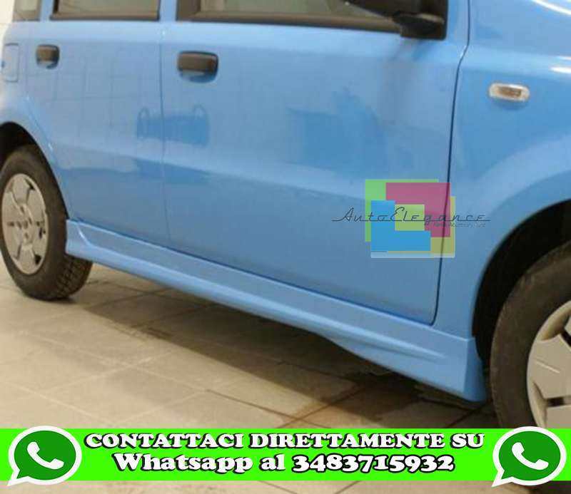 FIAT PANDA 169 2003-2012 MINIGONNE LATERALI SOTTO PORTA LOOK SPORTIVO