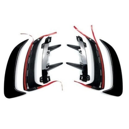 AMG LOOK AERO FLAPS BLACK rear suitable for Mercedes A-Class W177