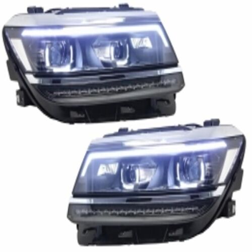 LED Headlights Fit for VW Tiguan II MK2 (2016-2019) R-Line Matrix Design Lights 
