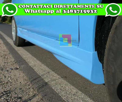 FIAT PANDA 169 2003-2012 MINIGONNE LATERALI SOTTO PORTA LOOK SPORTIVO