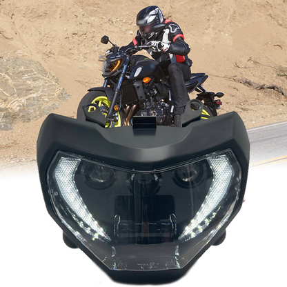 🔥Faro LED E9 Omologato – Yamaha MT-07 (2018–2020)🔥