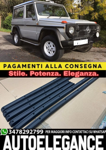 Set di modanature laterali per Mercedes G Wagon W460 W461 per 3 porte