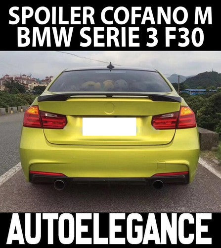 Spoiler sul bagagliaio per BMW Serie 3 F30 Berlina Look Tuning ABS sportivo