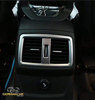 Per BMW X1 F48 pannello telaio cromato bracciolo centrale ugelli aria posteriori