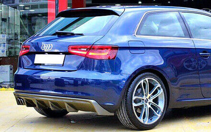 DIFFUSORE  POSTERIORE ADATTO PER AUDI A3 8V (2013-2016)