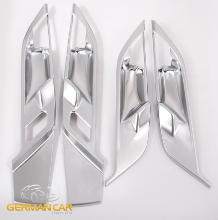 For BMW X1 F48 Door Handle Holes Covers Door Trim Chrome 