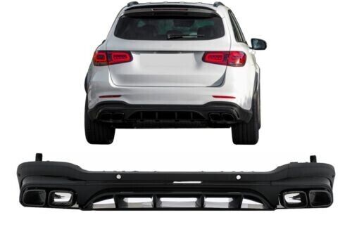 Suggerimenti Diffusore per Mercedes Glc SUV X253 Facelift 2020 + GLC63 Look Noth