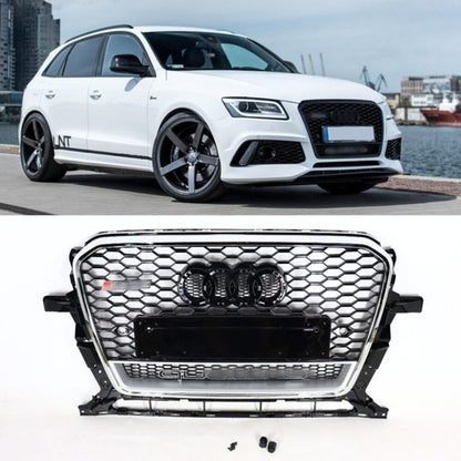 💫ART.3894 Griglia in stile RSQ5 Quattro Per Audi Q5 2012-2016 (cromata)💫