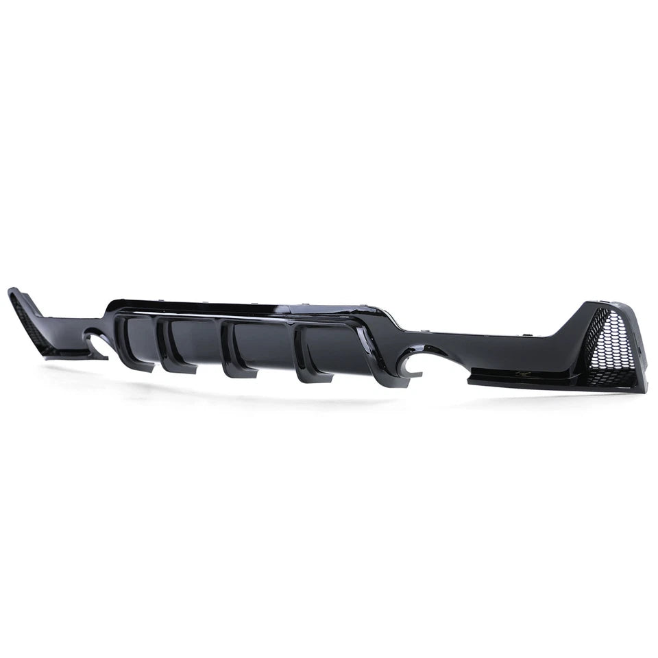 💫Diffusore Posteriore Nero Lucido + Terminale di Scarico 440i per BMW Serie 4💫