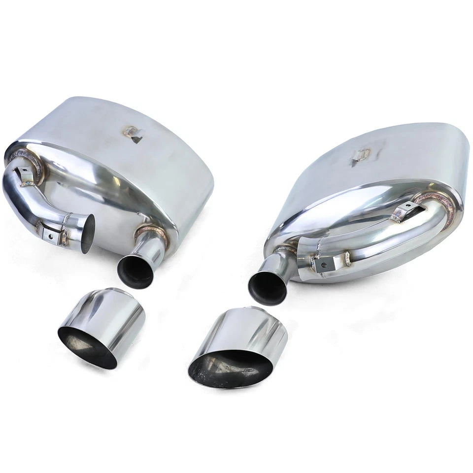 💫Scarico Posteriore Sportivo in Acciaio Inox con Terminali per Porsche 911💫