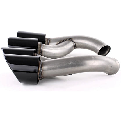 💫 Terminali di Scarico Doppio Tubo GTS Nero Ottico per Porsche Cayenne 92A 💫