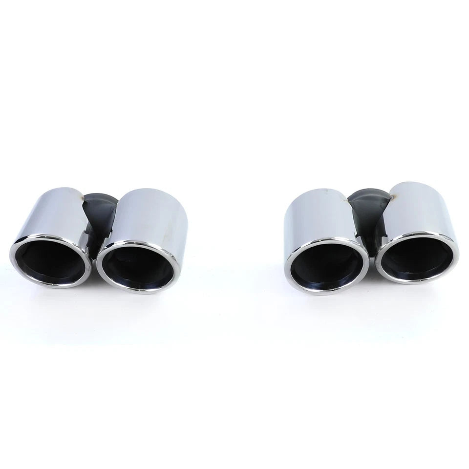 💫Terminali di Scarico Doppio Tubo Lucidati per Porsche 911 991.1 (2011–2015)💫