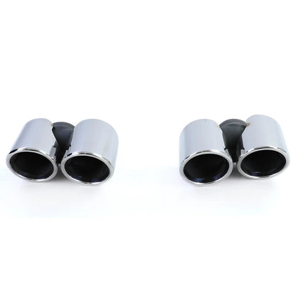 💫Terminali di Scarico Doppio Tubo Lucidati per Porsche 911 991.1 (2011–2015)💫