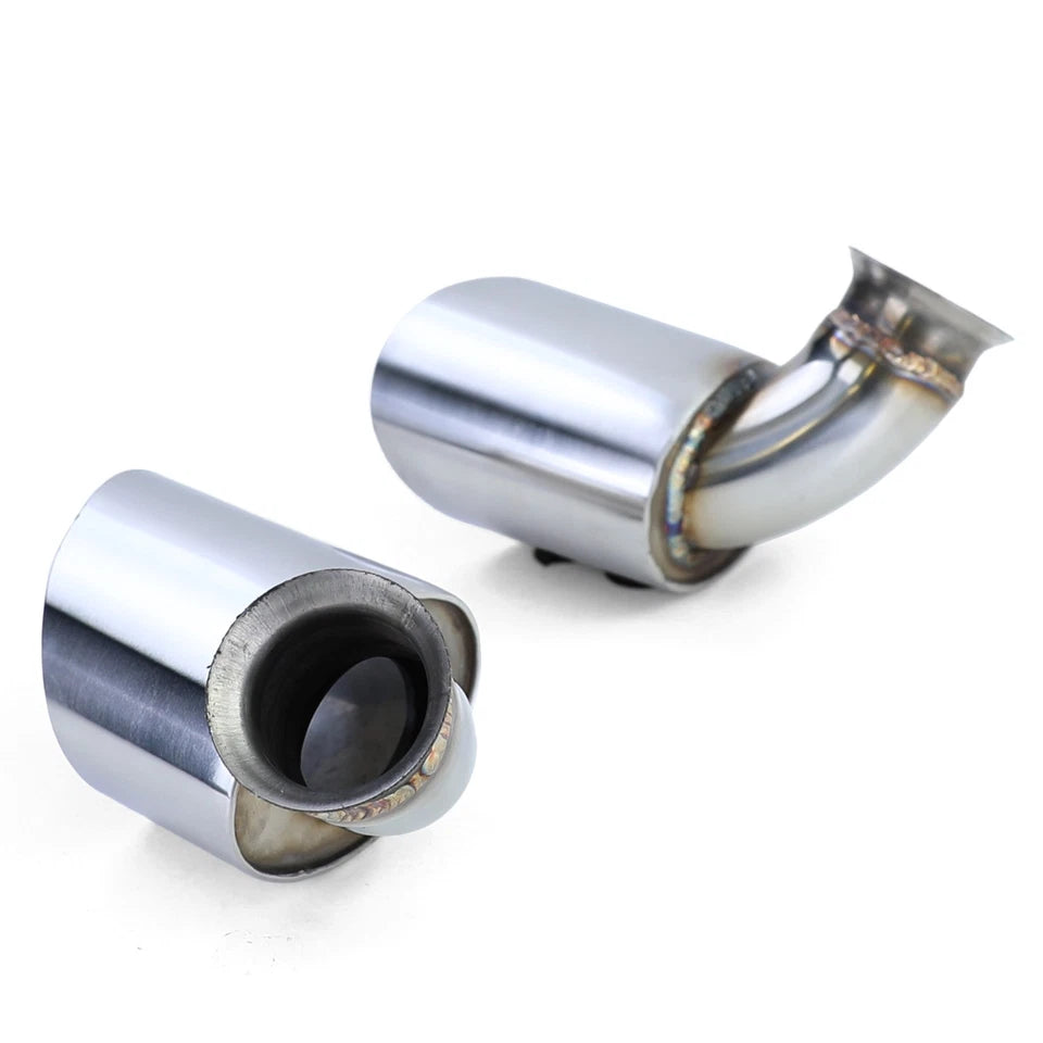 💫Terminali di Scarico Inox Ovali 115x85 mm per Porsche 911 996 💫
