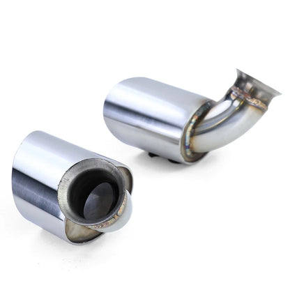 💫Terminali di Scarico Inox Ovali 115x85 mm per Porsche 911 996 💫