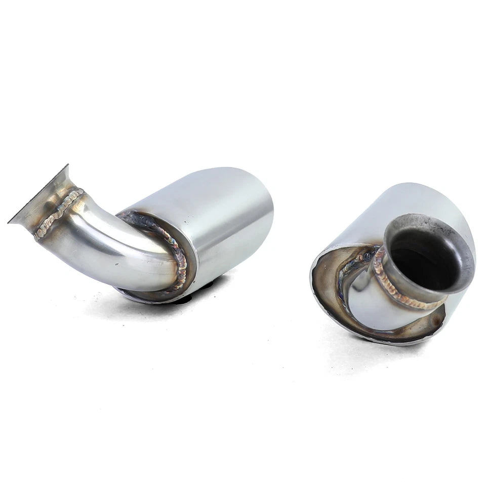 💫Terminali di Scarico Inox Ovali 115x85 mm per Porsche 911 996 💫