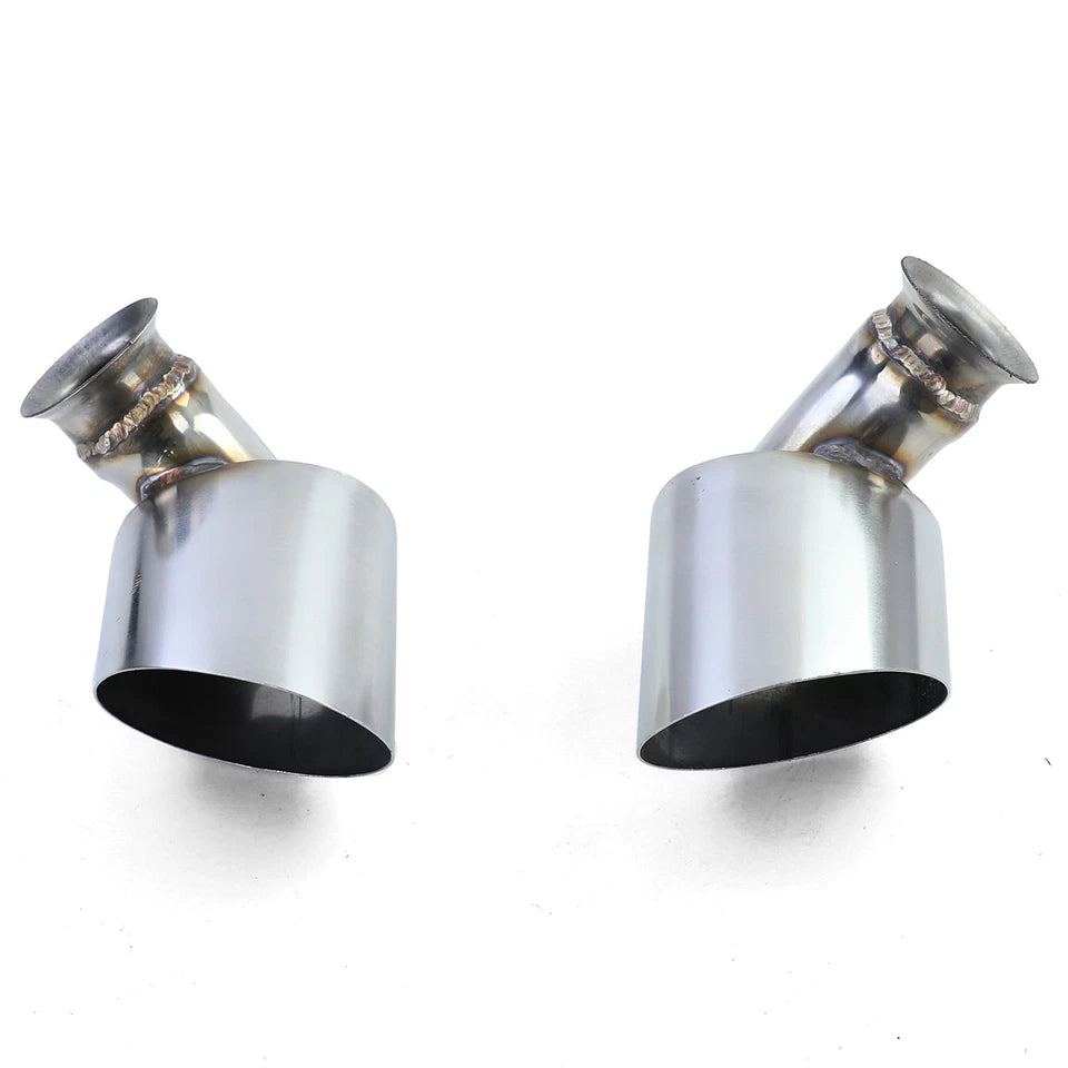 💫Terminali di Scarico Inox Ovali 115x85 mm per Porsche 911 996 💫