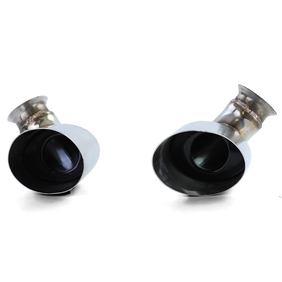 💫Terminali di Scarico Inox Ovali 115x85 mm per Porsche 911 996 💫