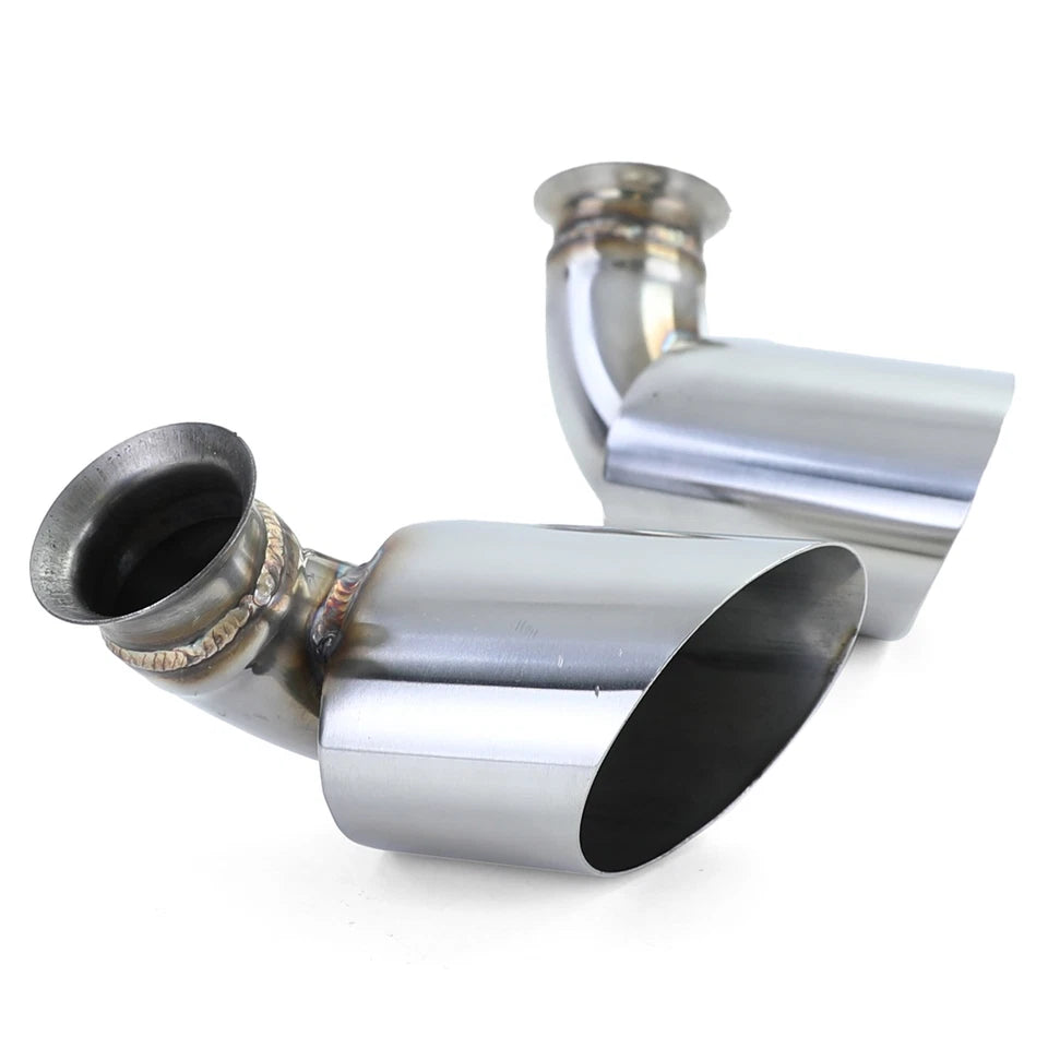 💫Terminali di Scarico Inox Ovali 115x85 mm per Porsche 911 996 💫